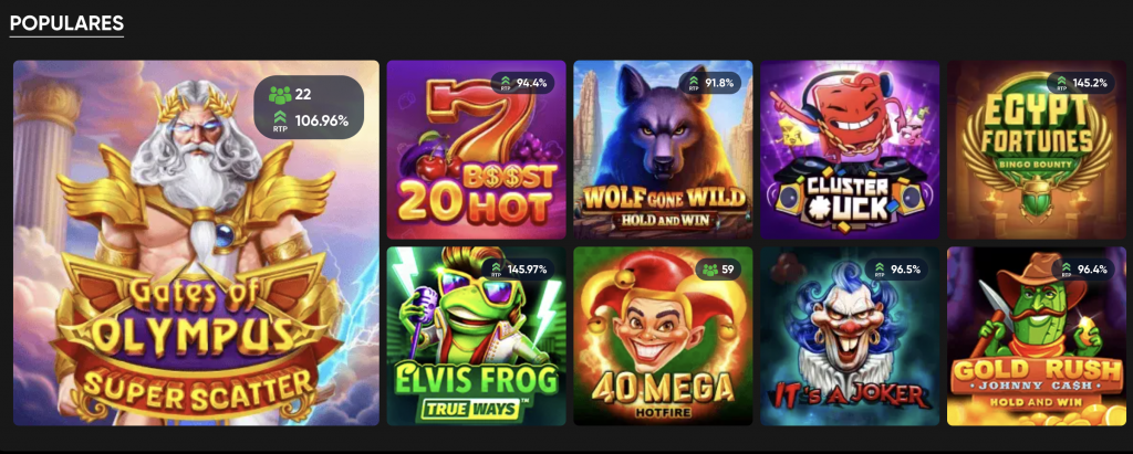 Juegos en GRANAWIN